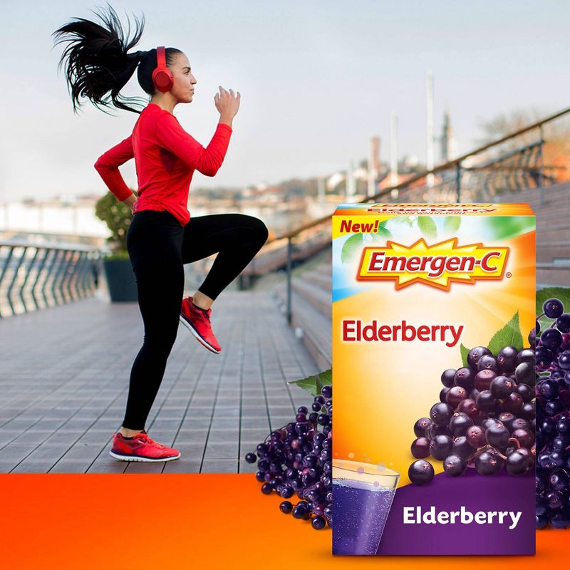 Emergen-C Core Elderberry Powder - 18ct