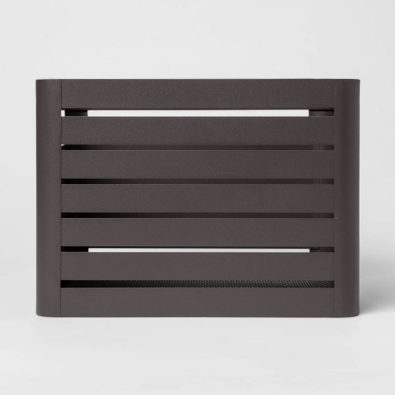 IRIS Tachi Series Modular Wood Stacking Storage Drawer Box Cabinet Cube, Gray