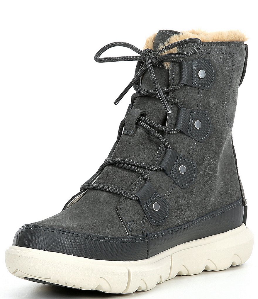Sorel Explorer II Joan Waterproof Suede Booties