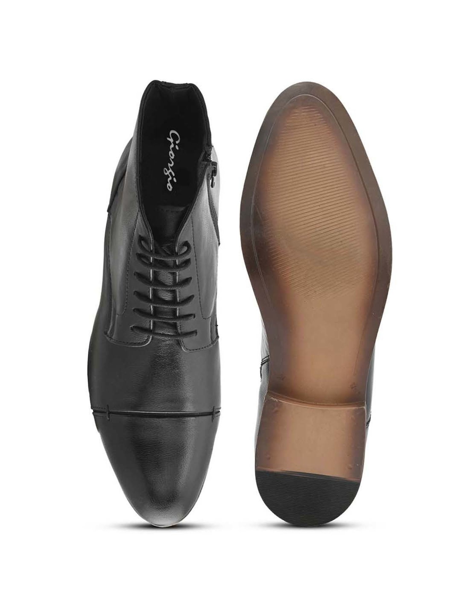 Giorgio Men's Black Derby Boots