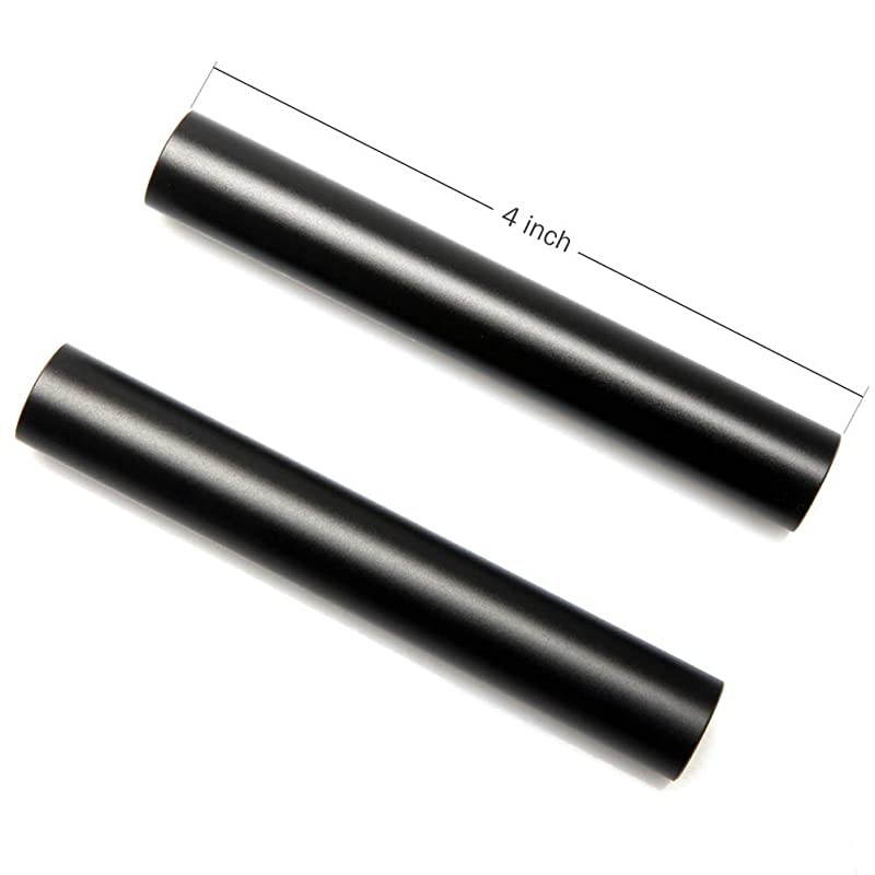 4 Inch 15mm Rod for 15mm DSLR Rail Block System Lens Support Matte Box Follow Focus Black Aluminum Alloy R049