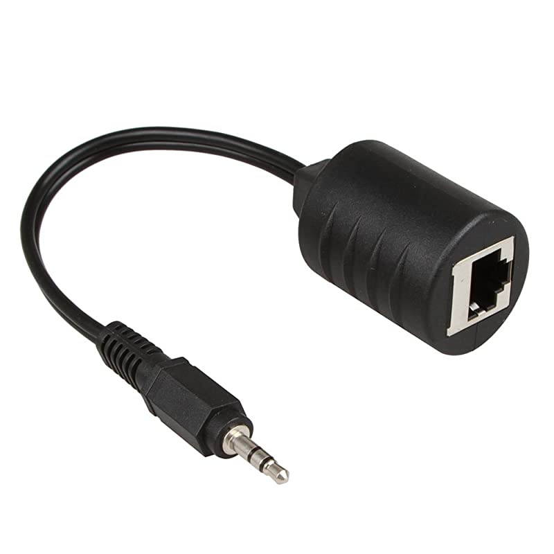 2Pack 3.5mm Stereo to RJ45 Female Extender Over Cat5&Cat6 Cable (2X 3.5mm to RJ45 Female)