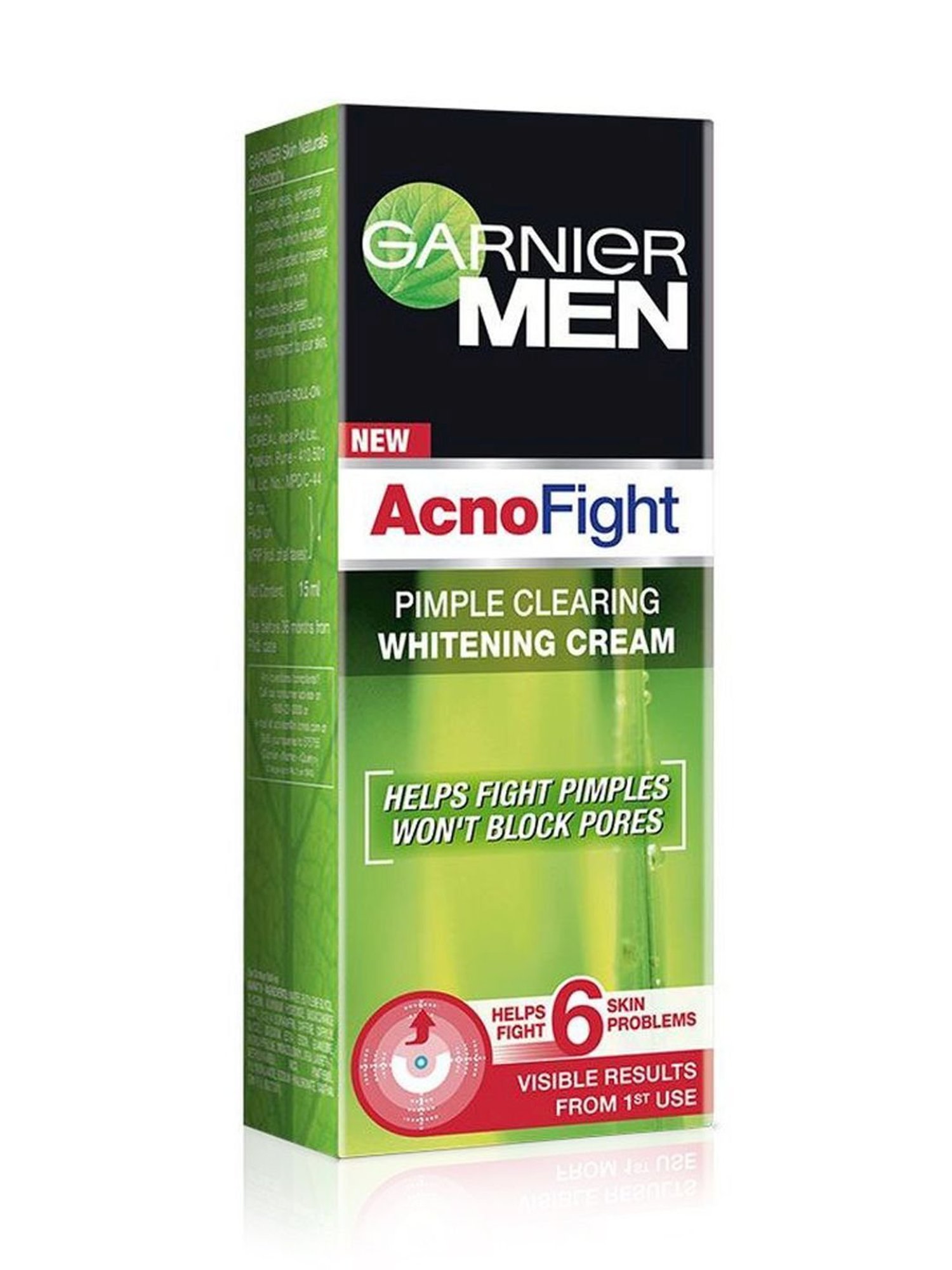 Garnier Men Acno Fight Pimple Clearing Whitening Day Cream - 45 gm