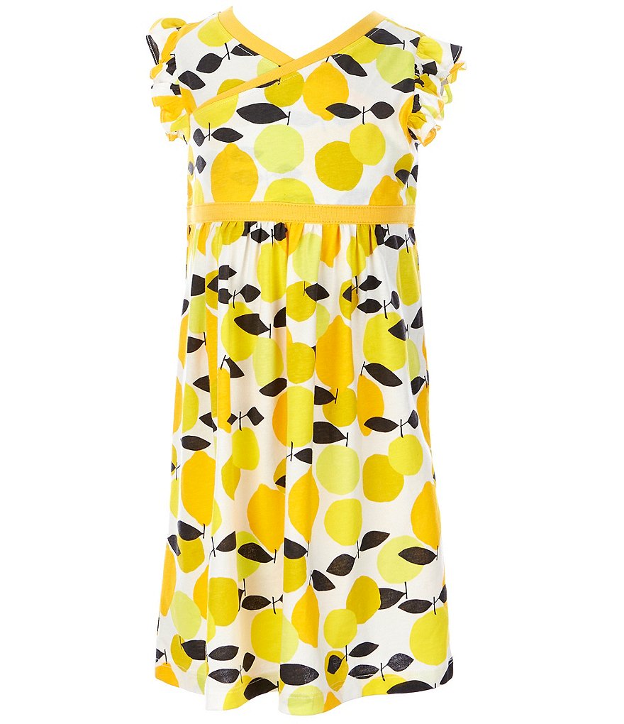 Tea Collection Little Girls 2-6 Lemon Babydoll Dress