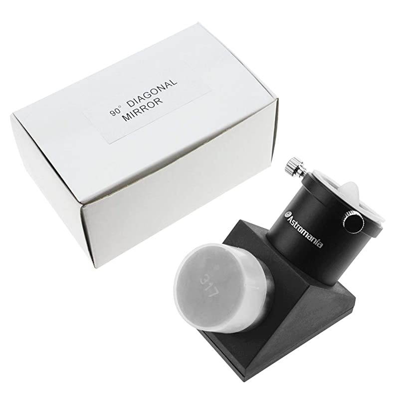 125quot 90Degree Diagonal Mirror More Comfortable Viewing Orientation as You Observe from Above Filter Thread for Any 125quot Filter and Accepts Standard 125quot eyepieces