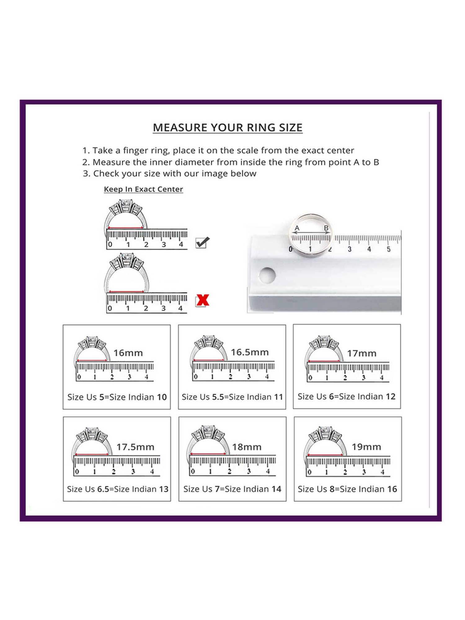 925 Silver AAA Grade American Diamond Love Heart Ring for Women & Girls