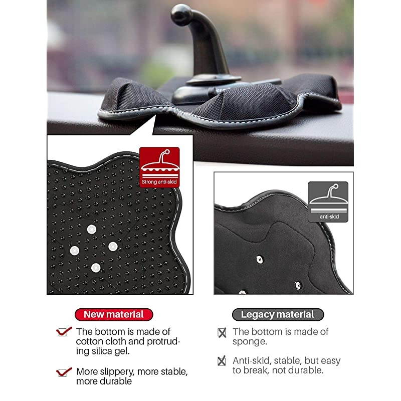 GPS Dashboard Mount, Portable Friction Mount for Garmin 700/600/300/200 Series and for New Nuvi Series