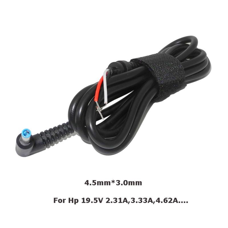DC 4.5 x 3.0mm 4.5*3.0 mm Power Supply Plug Connector With Cord / Cable For Hp Envy Pavilion 14 15 Laptop Adapter Charger Cable