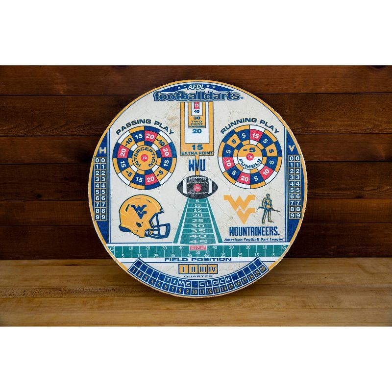NCAA West Virginia Mountaineers Official Football Dartboard