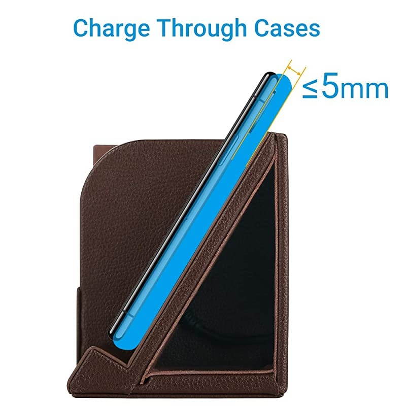 Wireless Charger Desk Organizer Wireless Charging Station for iPhone 11 Pro X XS MAX XR 8 Plus and Samsung S7 Edge S8 S9 Plus Note 8 9and More Desk Storage Caddy Pen Pad Holder