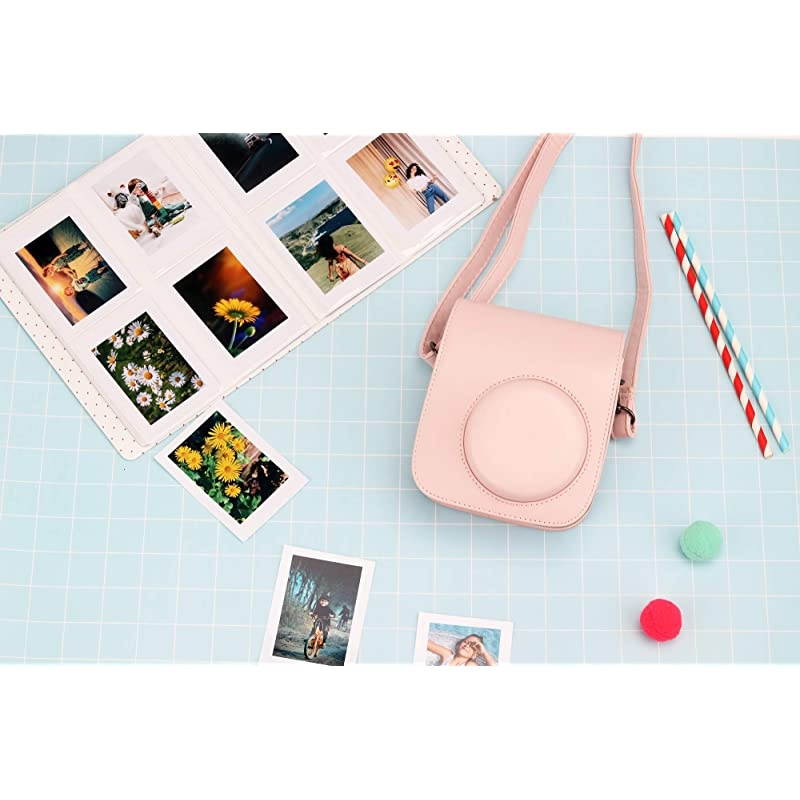 Instant Camera Case for Fujifilm Instax Mini 11 Instant Camera (Blush Pink A)