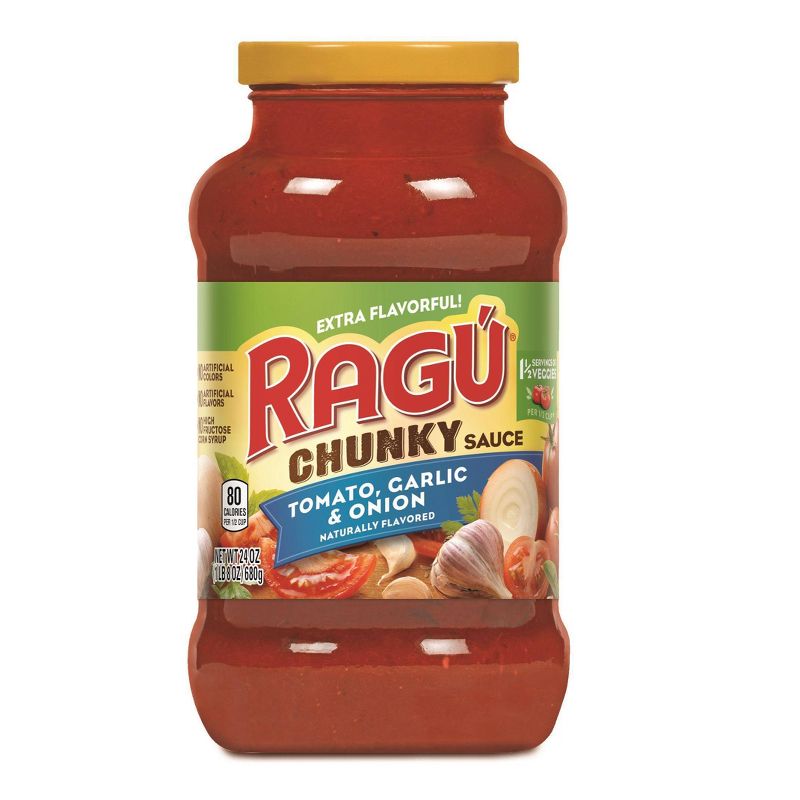 Ragu Chunky Tomato, Garlic & Onion Pasta Sauce - 24oz