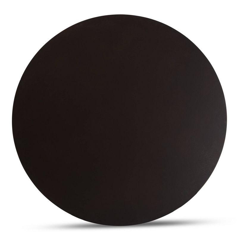 5pc Ela Wood Dining Set Dark Brown - Baxton Studio