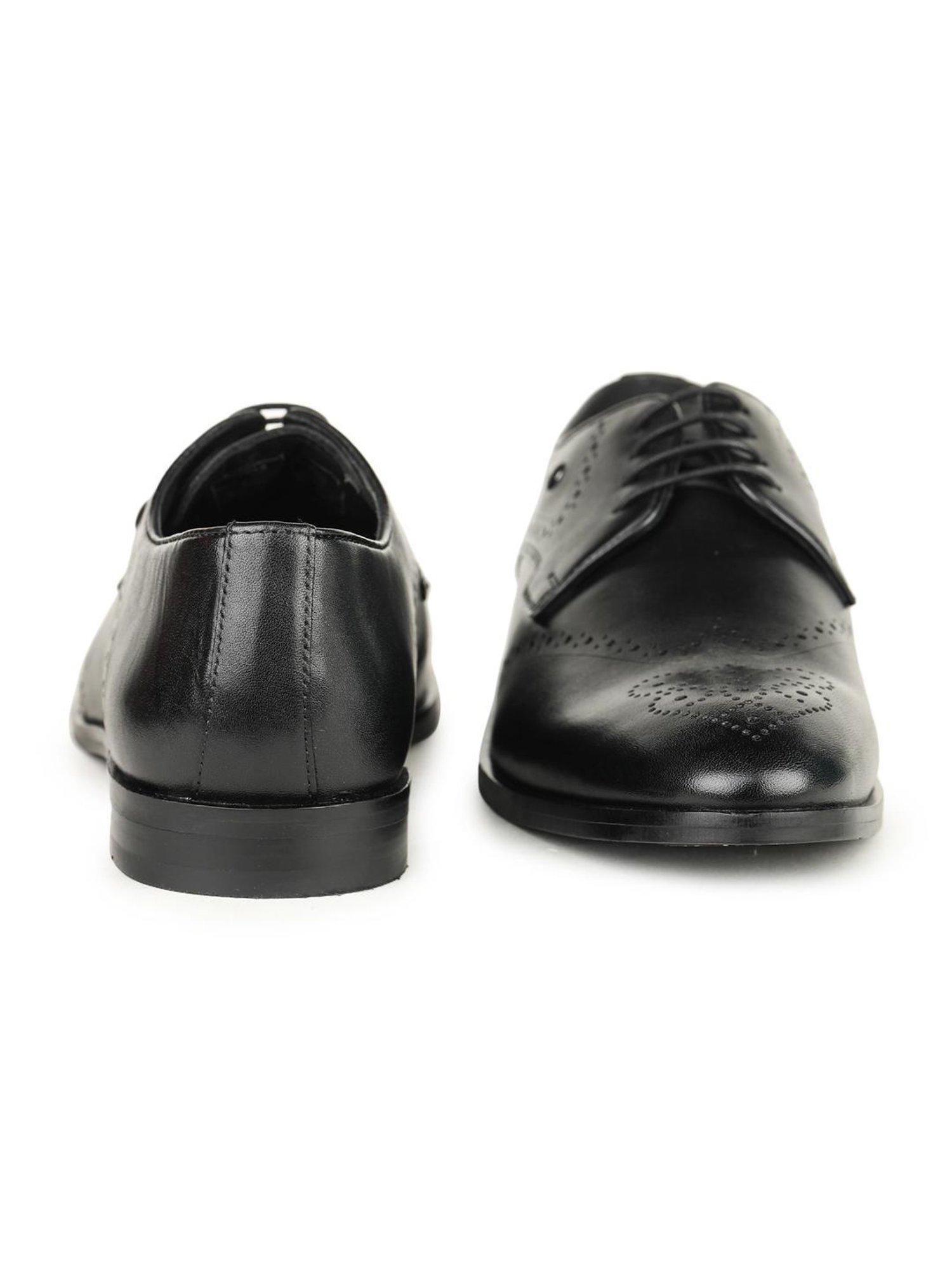 Britmen Men's Black Brogue Shoes