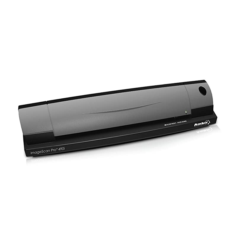 ImageScan Pro 490i Duplex Document Scanner with Scan Business Card for Windows PC
