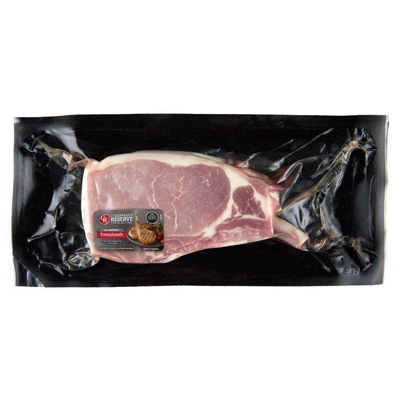 Chairman's Reserve Pork Bone-In Tomahawk Pork Chop - 0.75lb - price per lb