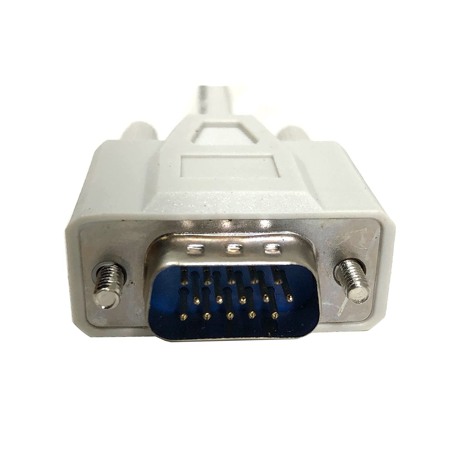 Micro Connectors, Inc. 6 feet  HD15 Male to Female VGA 1024 x 768 Extension Cable (M05-110)