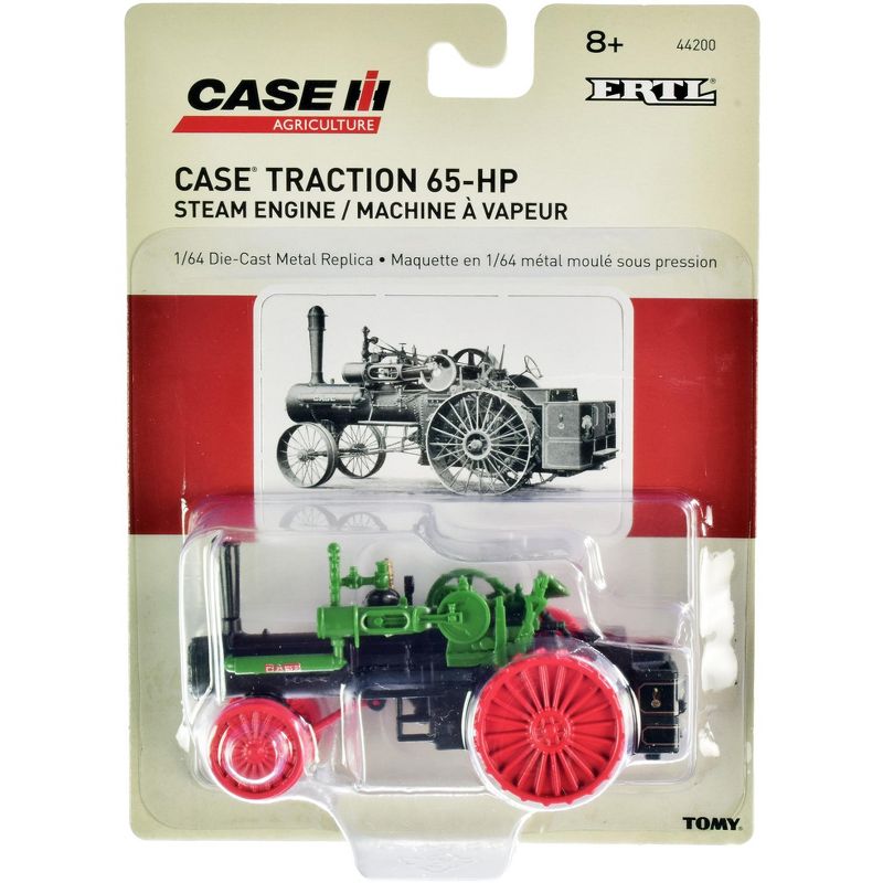 Case Traction 65-HP Steam Engine "Case IH Agriculture" 1/64 Diecast Model by ERTL TOMY