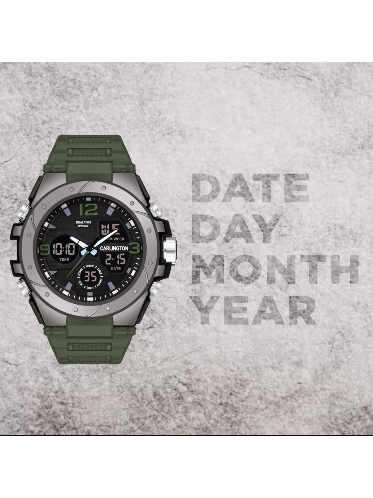 CARLINGTON Endurance 9105 Analog-Digital Watch for Men