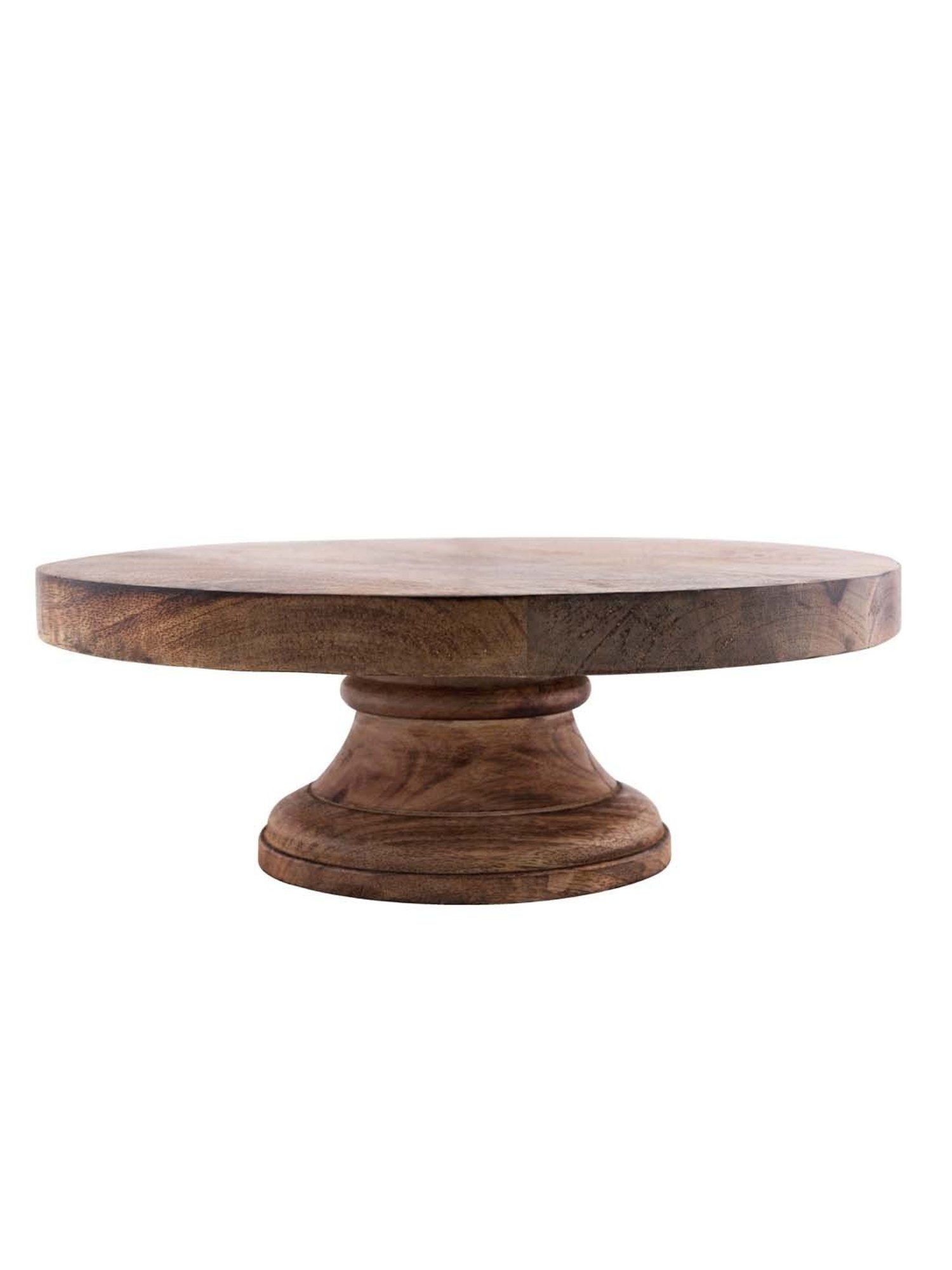 India Circus Color Bordered Blue Bone China Cake Stand