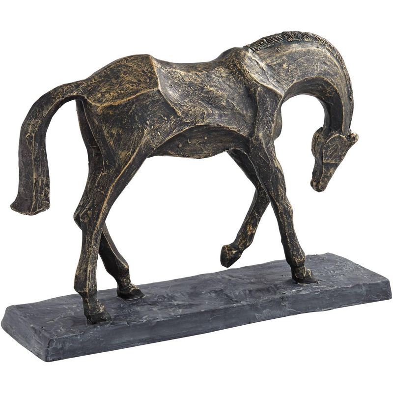 Kensington Hill Bonney 12" Wide Antique Bronze Horse Statue