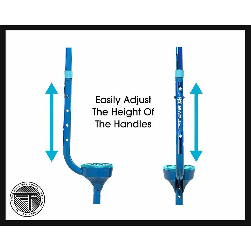 Flybar Maverick Stilts Blue Edge