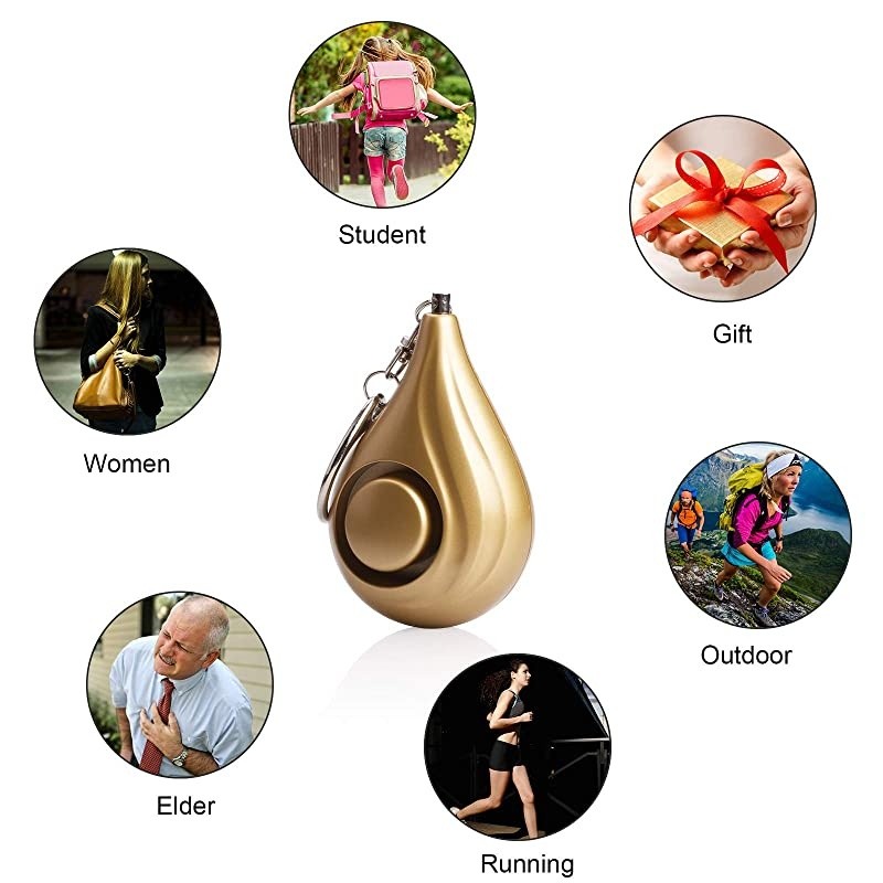 Safesound Personal Alarm -  130db Personal Alarm Keychain, Personal Alarms for Women Elders Kids (3 LR44 Batteries Included)