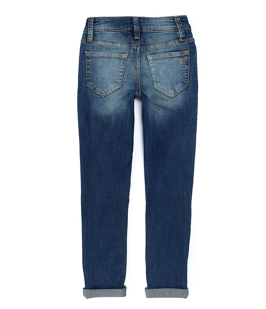 Jessica Simpson Big Girls 7-16 Mid-Rise Emma Destructed Skinny Jeans