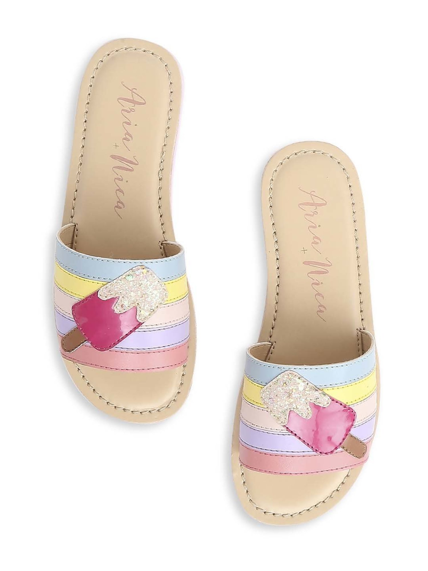 Aria Nica Kids ICY BIG Multicolor Casual Slides