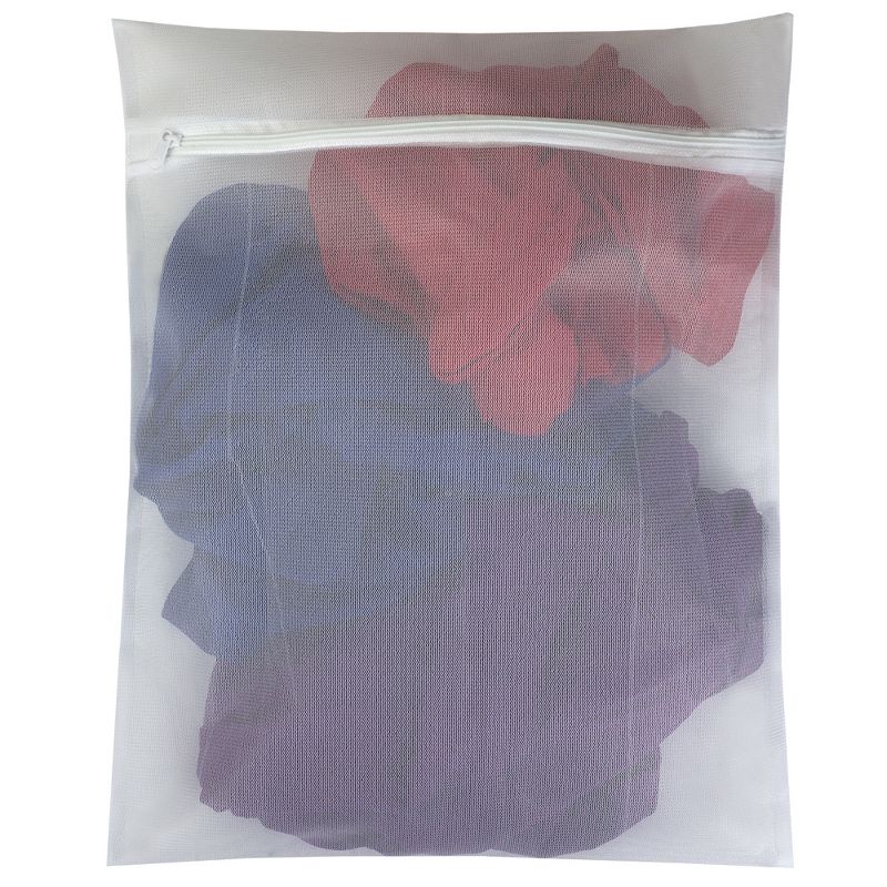 Sunbeam 3 Piece Micro Mesh Wash Bag, White