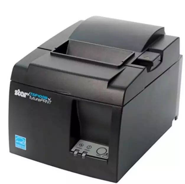 TSP143IIIW WiFi WLAN Thermal Receipt Printer with Wireless Access Point WPS Cutter and Internal Power Supply black