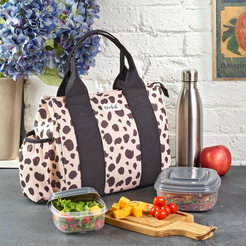Fit & Fresh Sanibel Lunch Tote - Cheetah