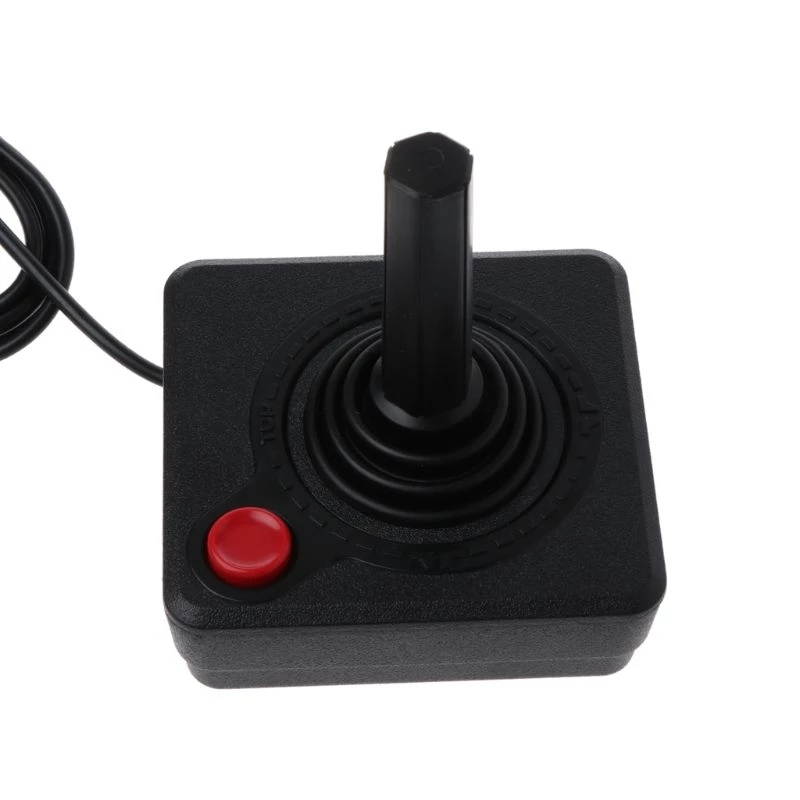 Retro Classic Controller Gamepad Joystick For Atari 2600 Game Rocker With 4-Way Lever And Single Action Button