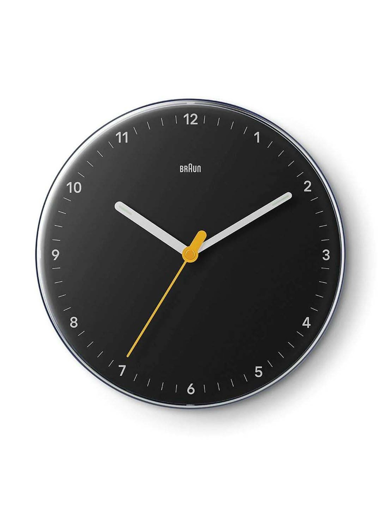 Braun Black Digital Alarm Clock With Snooze & Negative LCD Display