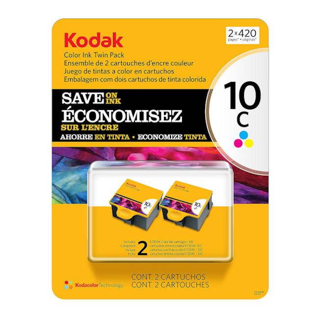 Kodak 10 Series Inkjet Cartridge - Color - 2 pk.