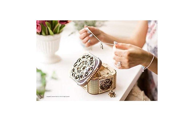 UGears Models UGears Mechanical Models 3D Wooden Puzzle | Treasure Box