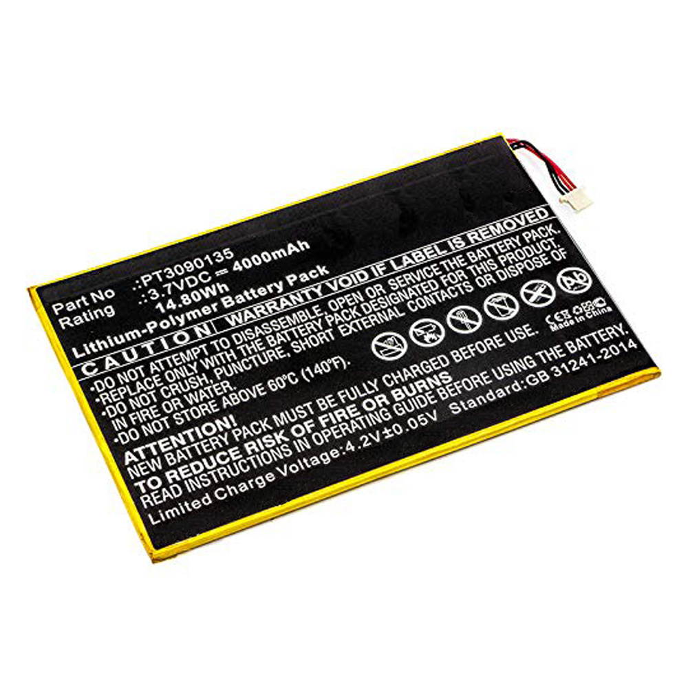 4000mAh PT3090135 Battery Replacement Compatible with RCA Galileo Pro 11.5" RCT6513W87, Viking Pro 10&rdquo; RCT6303W87, RCT6303W87DK Tablet