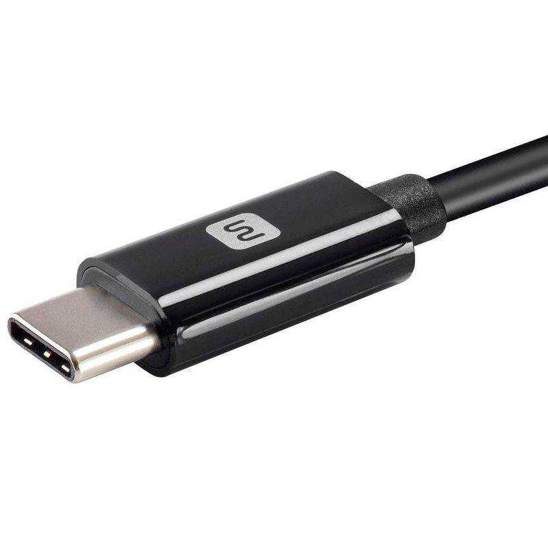 Tripp Lite USB-A to Lightning, USB Micro-B and USB-C Sync/Charge Cable, Black, 6 ft.