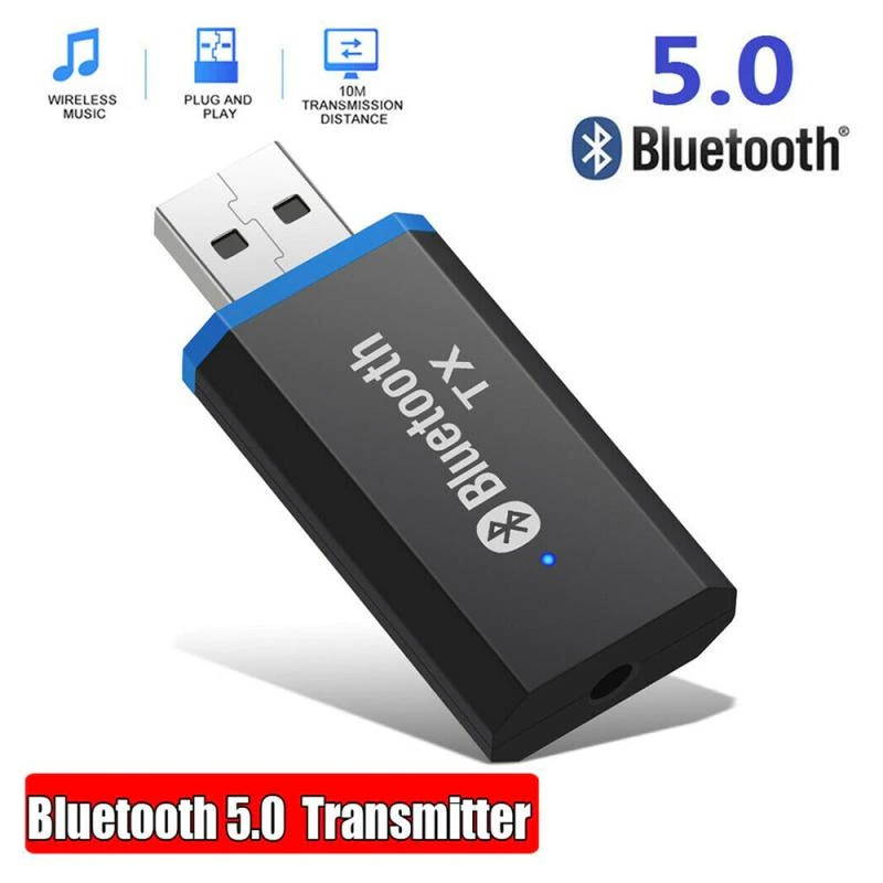 USB Bluetooth Adapters BT 5.0 USB Wireless Computer Adapter Bluetooth Audio Receiver Transmitter Laptop Earphone BLE Mini Sender