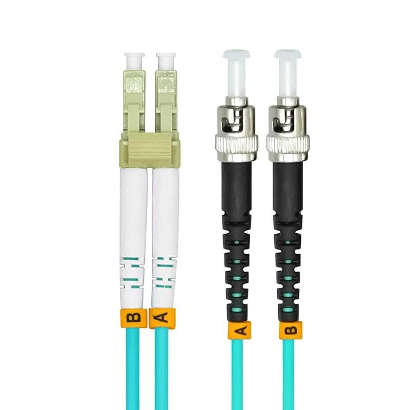 10 Meters 33ft LC to ST Duplex 50125 10G OM3 MultiMode Fiber Optic Cable Jumper Optical Patch Cord LCST