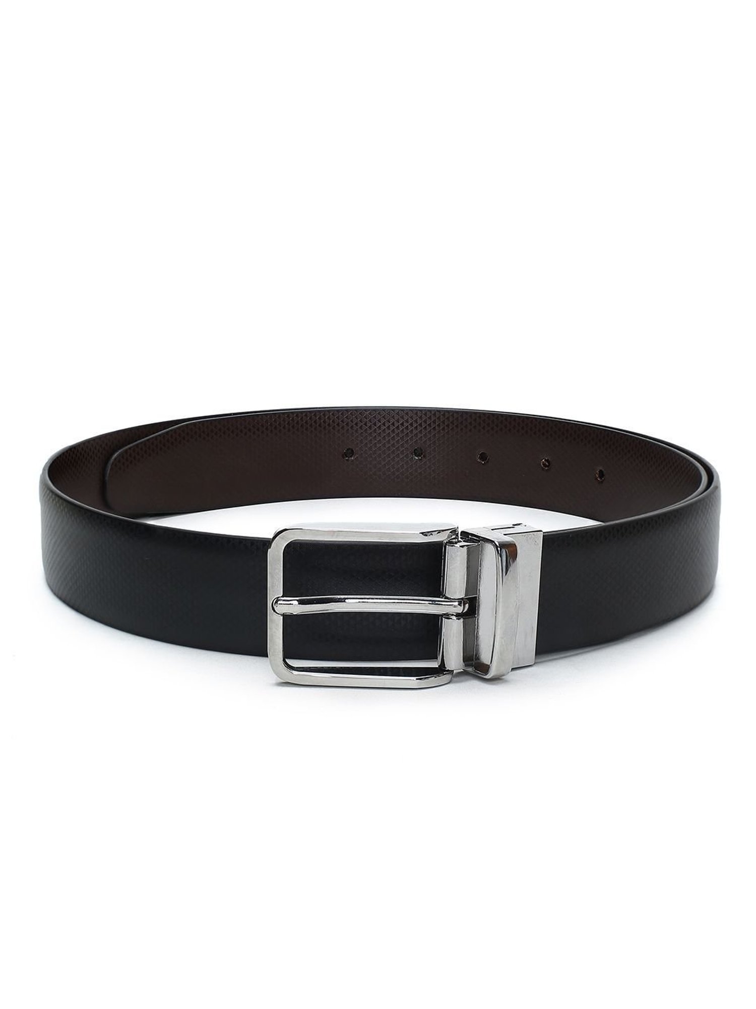 Crusset Black Formal Belt for Men