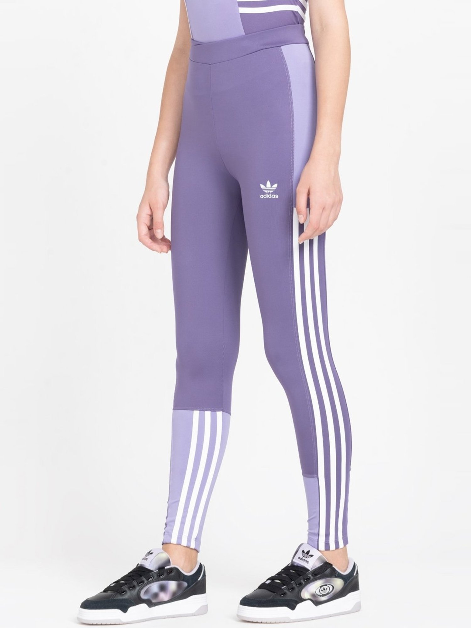 Adidas Originals Purple Printed Tights