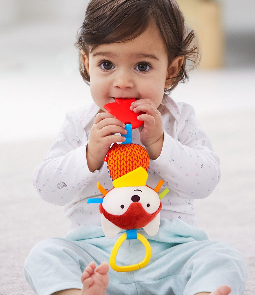 Skip Hop Bandana Buddies Chime & Teethe Toy - Fox