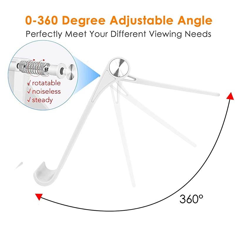 Cell Phone Desk Stand Holder  MultiAngle Adjustable Phone Desk Stand Tablet Holder for iPhone 12 11 Pro Max XS XR 8 Plus 6 7 Samsung Galaxy S10 S9 S8 S7 Edge S6 Android Smartphone