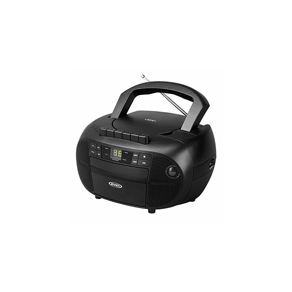 JENSEN CD550 BOOMBOX,CD,CASSETTE,AM/FM