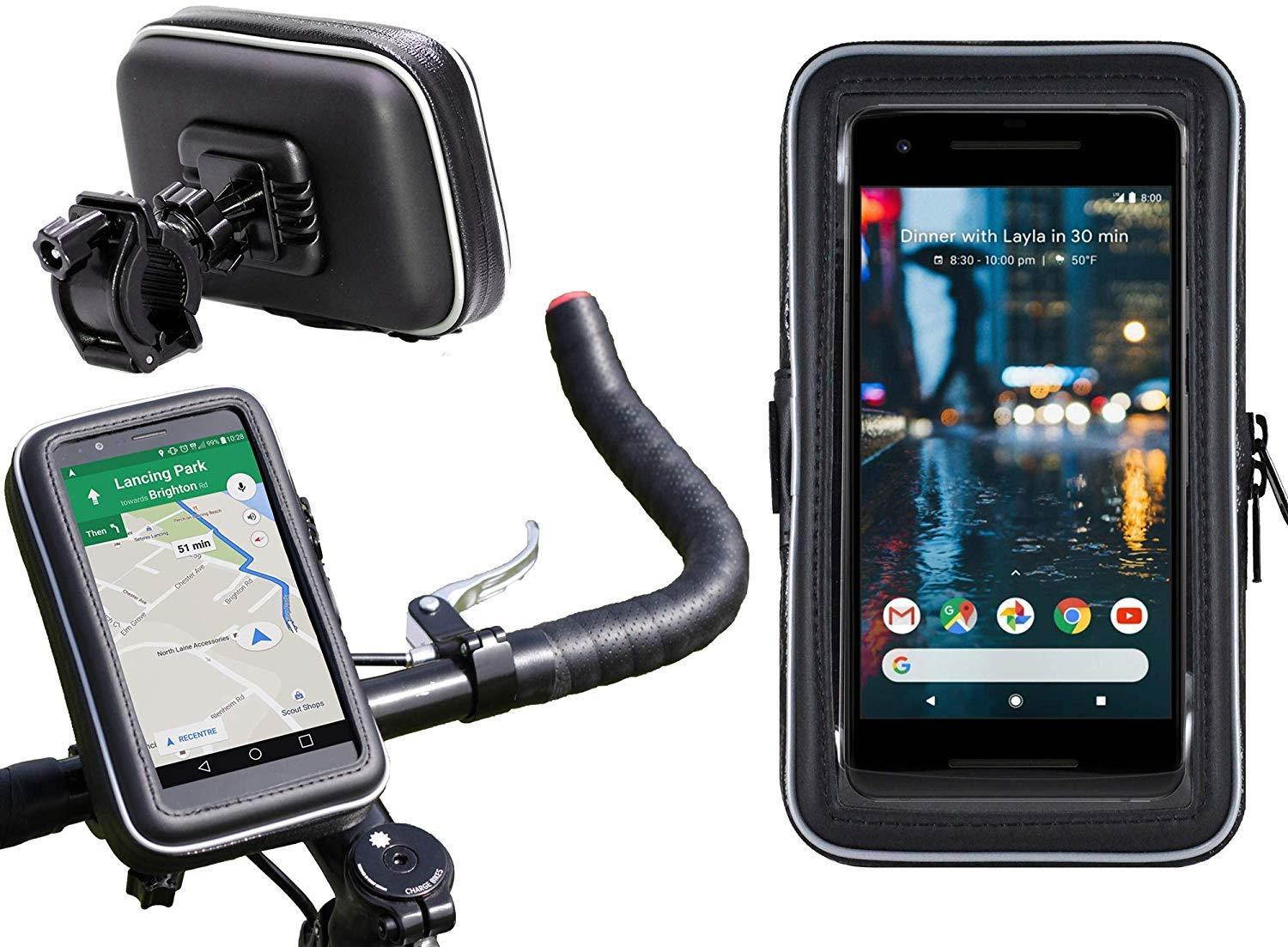 Navitech Cycle/Bike/Bicycle & Motorbike Waterproof Holder Mount & Case Compatible with TheHuawei Mate X