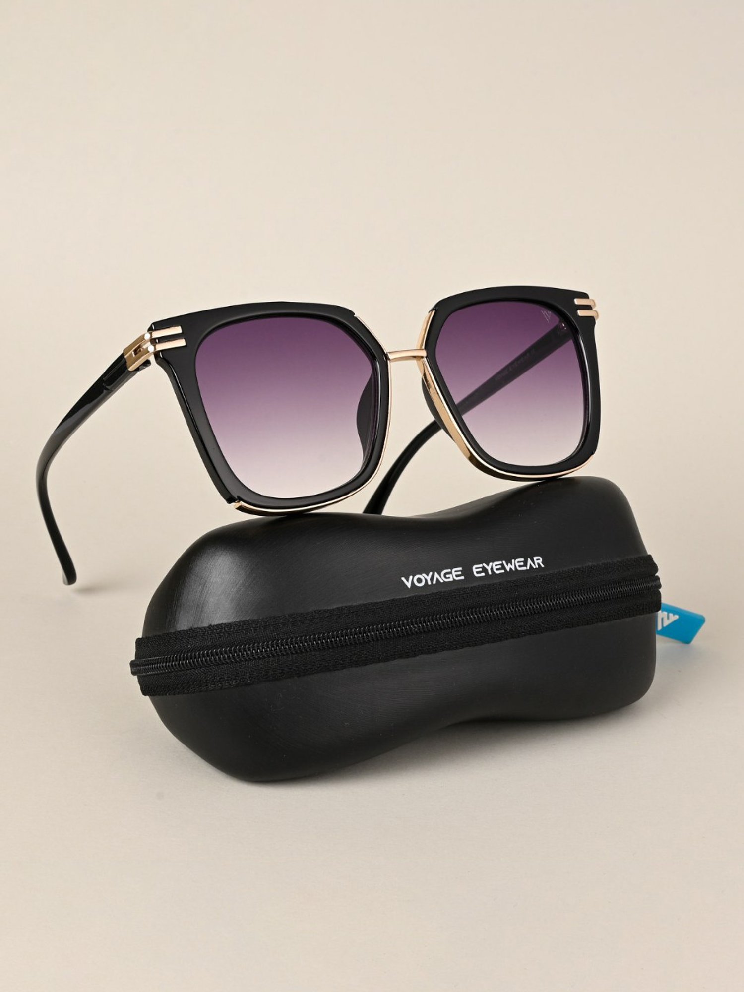 Voyage Purple Square UV Protection Sunglasses for Women