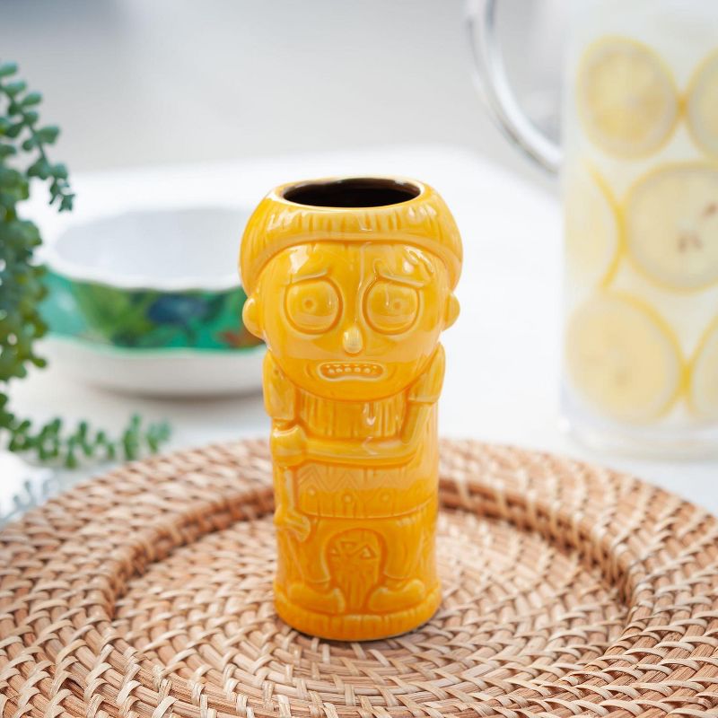 Beeline Creative Geeki Tikis Rick & Morty Morty Mug | Ceramic Tiki Style Cup | Holds 13 Ounces