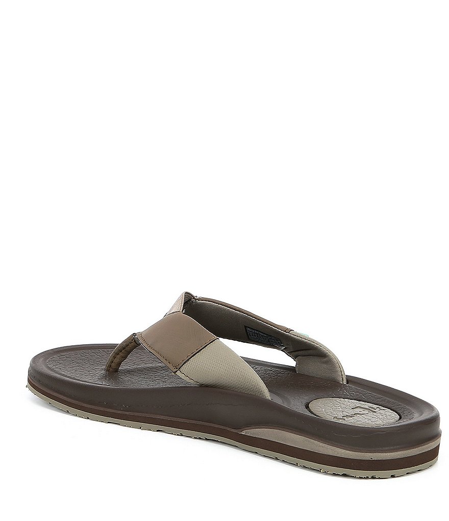 Sanuk Men's Beer Cozy 3 Slip-On Flip Flops