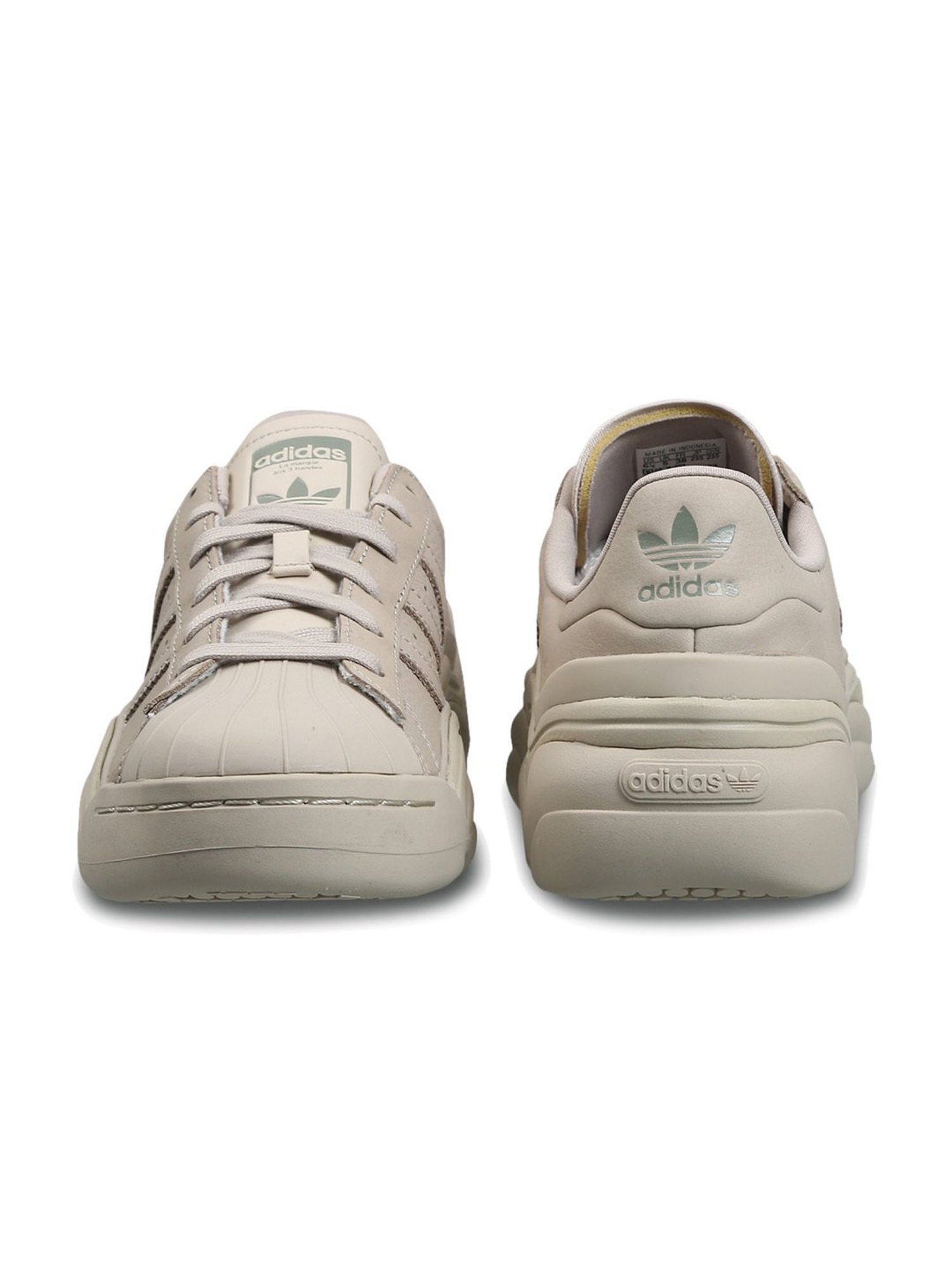 Adidas Originals Women's SUPERSTAR MILLENCON Beige Casual Sneakers